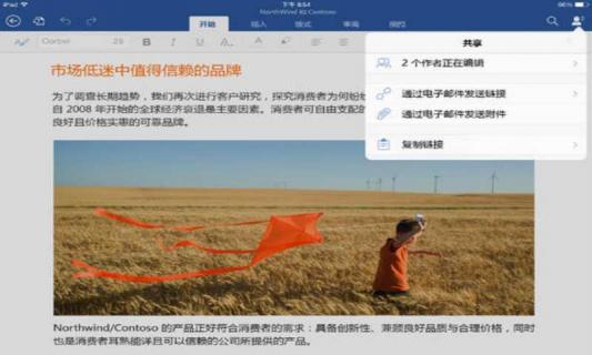 Microsoft Word for iPad