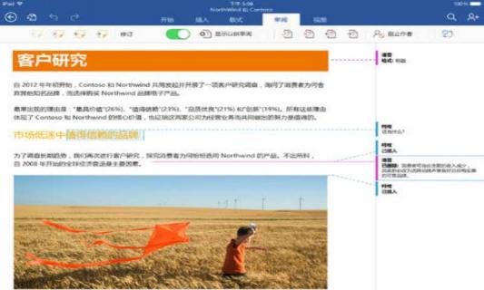 Microsoft Word for iPad