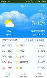 2345天气预报