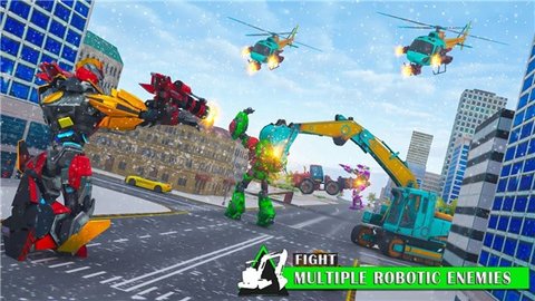 Mech Robots War Arena（变形机器人城市英雄）