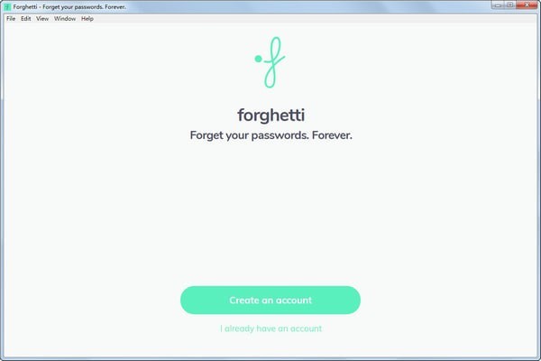 Forghetti密码管理软件