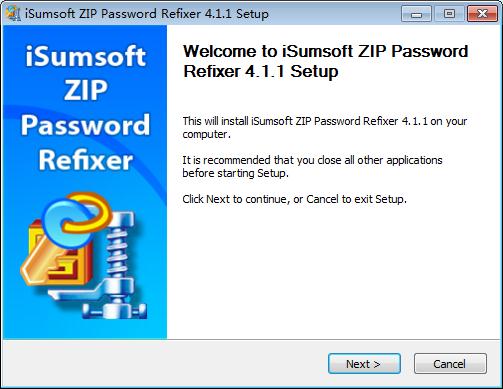 iSumsoft ZIP Password Refixer