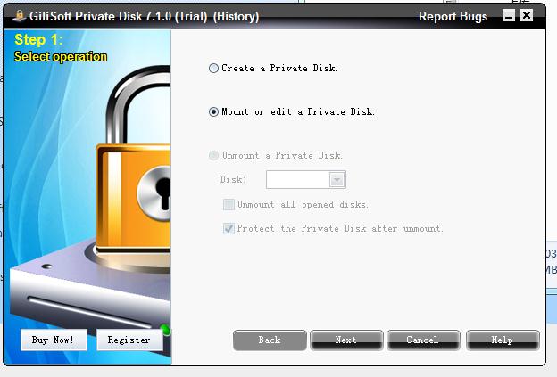 磁盘加密软件Gilisoft Private Disk