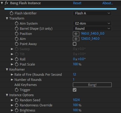 AEscripts Bang(AE三维枪口火焰特效插件)