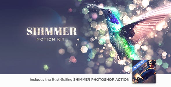 AE唯美粒子飘散展示工具Shimmer Motion Kit