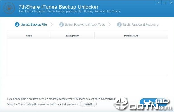 7thShare iTunes Backup Unlocker