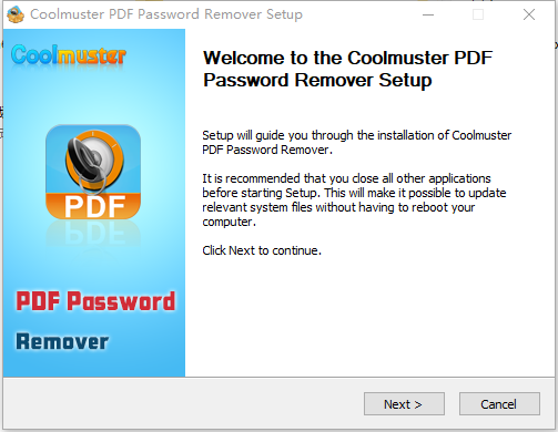 Coolmuster PDF Password Remover(PDF加密工具)